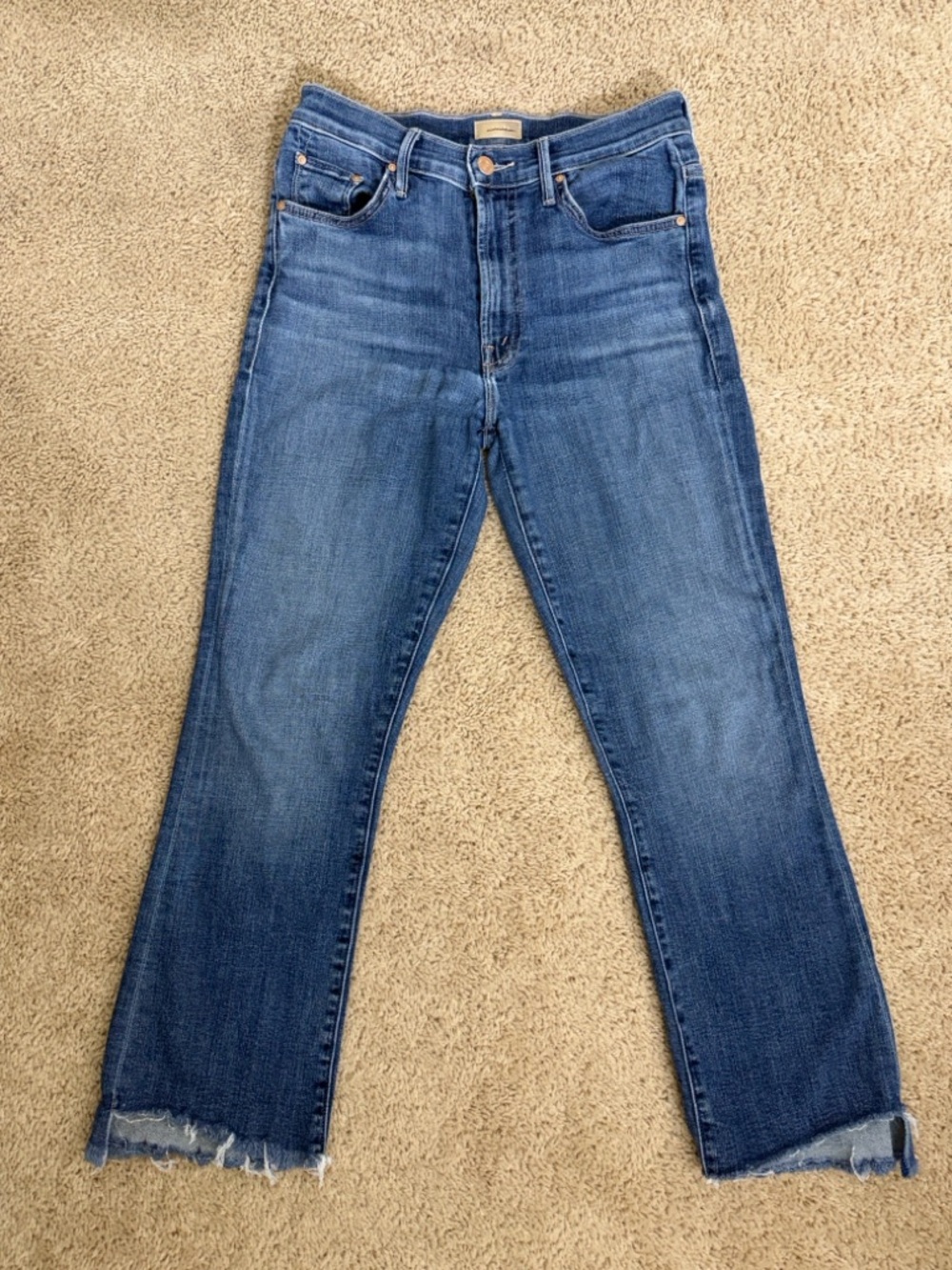 MOTHER The Insider Crop Step Fray in Girl Crush - Size 27 - Picture 2 of 8